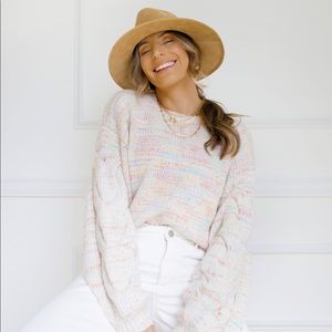 Emory Park Rainbow Knit Sweater